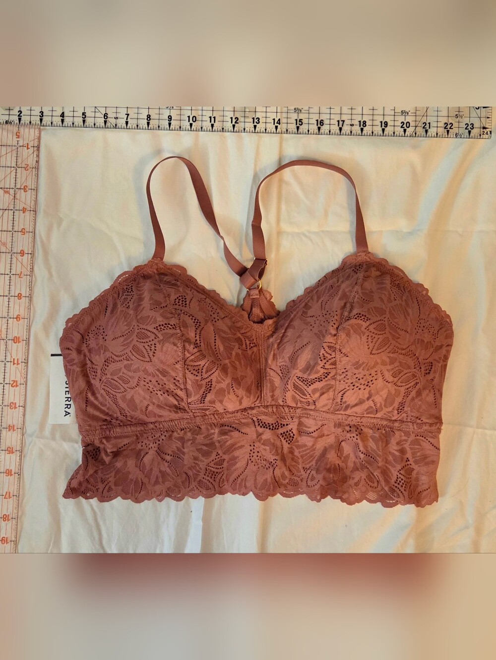 NWT - aerie Lace Bralette in Dusty Rose